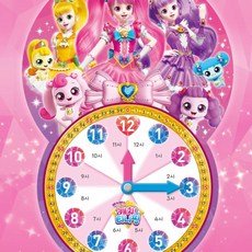 유치원 캐치티니핑 빅사이즈 시계놀이판 교육완구 놀이장난감, 1개