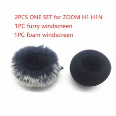 마이크 악세사리 죽은 고양이 artfifififififificial 윈드 스크린 머프 Tascam DR07 DR07X DR05 DR05XDR03 DR03X, 01 BW with foam, 1개