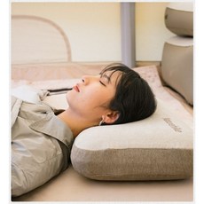 네이처하이크 캠핑용 메모리폼 베개 커버포함, 숙면 꿀잠 메모리폼 경추 베개, 1개