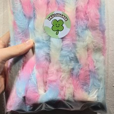 모루철사 10개 1세트 15mm 20mm 그라데이션 색상 대량구매 밍크 뽀글 보들 모루인형 DIY 재료 털철사, 믹스모루(20mm)-솜사탕, 1개