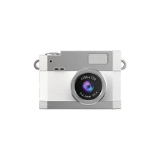 디지털 카메라 0.96인치 IPS 플립 셀피 스크린 레트로 CCD 엄지손가락 레코더 LED 조명 학생용, 01 With 32G TF Card, 05 하얀색