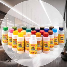 대용량물감 200ml 미술놀이 도장놀이 엄마표미술놀이 그림물감 촉감놀이 미술재료, 갈색(품)(절)