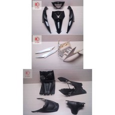 RS ZERO 車殼 烤漆內裝 亮黑配暗灰 機車車殼 1CG EG部品, 1個