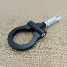 렉스턴스포츠견인고리 호환 자동차 비상 칸 블랙 오프로드 견인 탈출 실렉 인테리어, 1개, 라운드 블랙