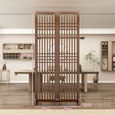 우테크샵 우드간살파티션 원룸 칸막이 손쉬운, 180x80 (40+40)