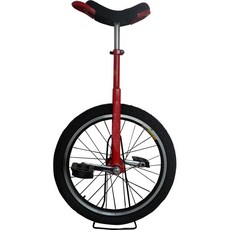 외발자전거 한발자전거 전문가용 20 18 초보용 16 입문자용 한바퀴 인치 곡예도구, 20인치2.4거친타이어차이나레드, 1개