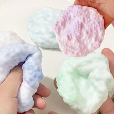 토이랄라 야광 찹쌀볼 말랑이 모찌 스트레스볼 해소 주물럭 찐득볼, 랜덤