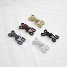 이노99 [2쌍] 패브릭 싸개걸고리 5컬러, 그레이, 1개
