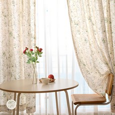 BAZAAR Lualet 棉布遮蔽簾, 綠色