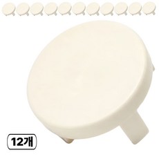 디어쿼츠 콘센트 가리개 커버 마개 안전커버, cream, 12개