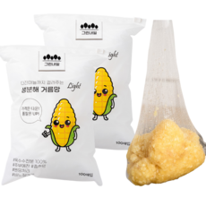 그린내일 생분해 싱크대 거름망 라이트, 100개, 2개