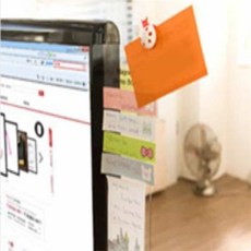 이유쓰리 모니터 메모보드 자석보드, 좌측용 200