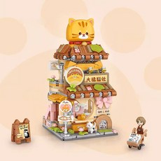 LOZ 나노블럭 미니블럭 조립블럭 동물 캐릭터 블럭장난감 피규어 만들기, 1개