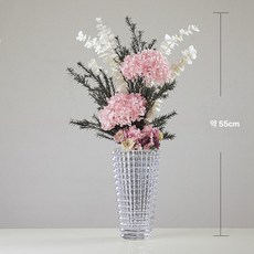 작약 조화 꽃 셀프웨딩 부케 웨딩촬영소품 인테리어 장식, 건조 꽃 팩, 핑크크리스탈포함진주직물고정꽃