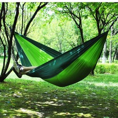 데일리 캠핑파라슈트 해먹풀세트 야외해먹, 그린