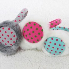 도트 방한 귀마개 겨울 땡땡이 패션 재고정리 방한귀 kyu+674PX