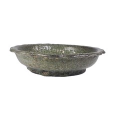 博古珍藏 宋代官窯綠釉花口洗 早期收藏老件瓷器 博物館級文物, 1個