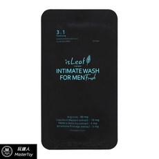 isLeaf 韓國男性私密激淨慕絲 旅行體驗包 5ml, 1個, (湛藍海洋)激淨慕絲 旅行體驗包 5ml