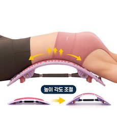 라이프엠디 높이조절 허리 스트레칭 기구 가정용 운동기구 보드, 1개