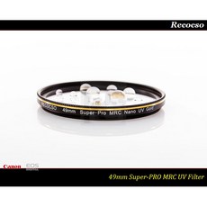 【特價促銷】Recocso 49mm Super-PRO MRC UV 多層奈米鍍膜 49mm UV 德國鏡片, 1個