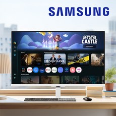 삼성전자 M50F 32인치 스마트 IPTV OTT 유튜브 넷플릭스, 스마트IPTV M50 화이트, 고객직접설치, 스탠드형