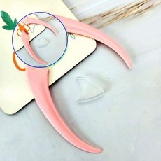 쌍문상회 지금 필요한 눈썹정리기 눈썹관리 핑크 눈썹정리 반달 눈썹숱정리 1P 눈썹 정리 31872EA, 본상품