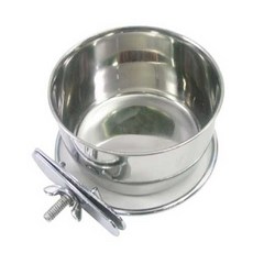 강아지 철장걸이 스텐 식기 5oz 1P 애견 급식 급수기 철제걸이식기 철장식기 스텐식기 고양이 철장식기 dew+5264BD