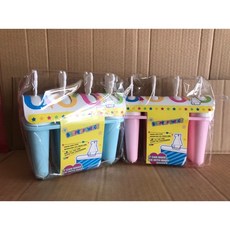 米諾諾 可愛四格冰棒盒 製冰容器, 粉色, 1個