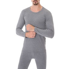 라운드넥 내복 내의 세트 겨울 보온 발열 긴팔 베이직