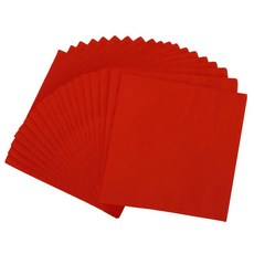 파티냅킨 종이 생일파티 테이블 장식, 레드, 1개, 20개입