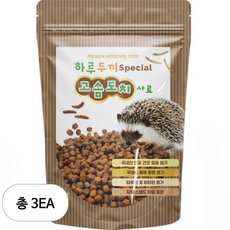 피에스피 하루두끼 스페셜 고슴도치 사료, 3개, 900g