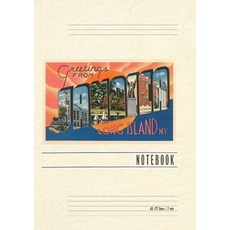 (영문도서) Vintage Lined Notebook Greetings from Jamaica Long Island New York Paperback, Found Image Press, English, 9798385420308