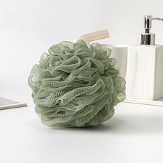 柔軟起泡沐浴球, 綠色, 1套