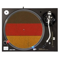 DJ Turntable 코르크 슬립매트 독일 국기