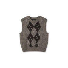 매장정품 탑텐 TOPTEN 여성) 커스터드얀 패턴 베스트_MSF4ES2921 MSF4ES2921 135061