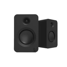 Kanto REN 書架藍牙音響 3.5mm/RCA/光纖/USB-C 輸入 200W功率輸出, 黑色款