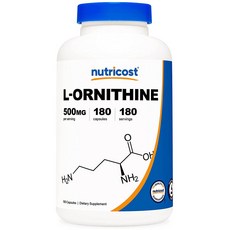 뉴트리코스트 L-오르니틴 500mg 180캡슐, 단품, 1개, 180회분