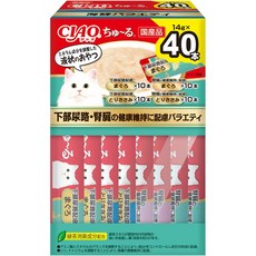Ciao 啾嚕肉泥 50入限定包 5種口味, 560g, 1個, 盒裝40入_SC-426泌尿道/腎臟