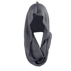 겨울 부드러운 풀오버 니트 인피니티 스카프 비니 후드 스카프 커피. 141682, 회색