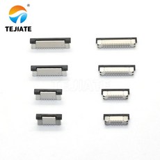 FFC FPC 소켓 0.5mm 4 6 7 8 9 10 12 14 15 16 20 22 24 26 28 30 34 10 개/40/45/50/54/60 핀 수직 형 리, 18 마력