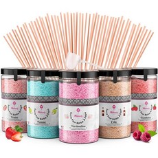 Misskandy 솜사탕 설탕 5개(300g) 50스틱 솜사탕 만들기 키트, 1세트, 1.5kg