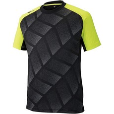 [미즈노 축구복] 풋볼웨어 프린트 필드웨어 반팔 P2MA9040 남녀공용 성인용