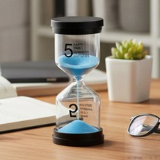 강화유리 5분 모래시계 찜질방