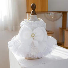 《小日子家居館》寵物狗狗貓貓服裝服飾 蓬蓬紗裙胸背高端禮服 婚紗集合, 1個, 王妃婚紗,XL-約14-18斤