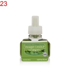 西寧鹿 YANKEE CANDLE 芳香精油插電式香氛 美國帶回 多款可選 編號23 Fresh Mint, 1件, 編號23  Fresh Mint, 18ml