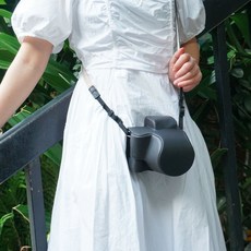 EOS R50 미 미러리스디카 855mm M2 미러리스 M 새상품 바디 EOS, D. 업그레이드된 R50 블랙 매칭 숄더 스트랩