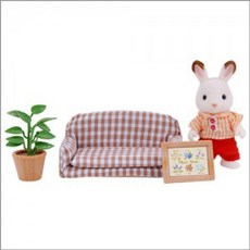 실바니안 패밀리 쵸콜릿토끼 아빠와쇼파, 본상품선택, 1개