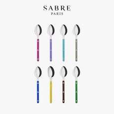 사브르 [브리즈 컬러] 비스트로 커트러리 샤이니 샐러드포크, 라즈베리, 1개