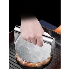 돼지껍데기 누름판 누르개 스테이크 사각 패티 주물 무쇠 오징어, 22 x 15x0.8cm 프레스 플레이트, 1개, 1cm