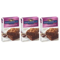 Ghirardelli 기라델리 브라우니 믹스 초콜릿 슈프림 Brownie Mix 531g 3팩
